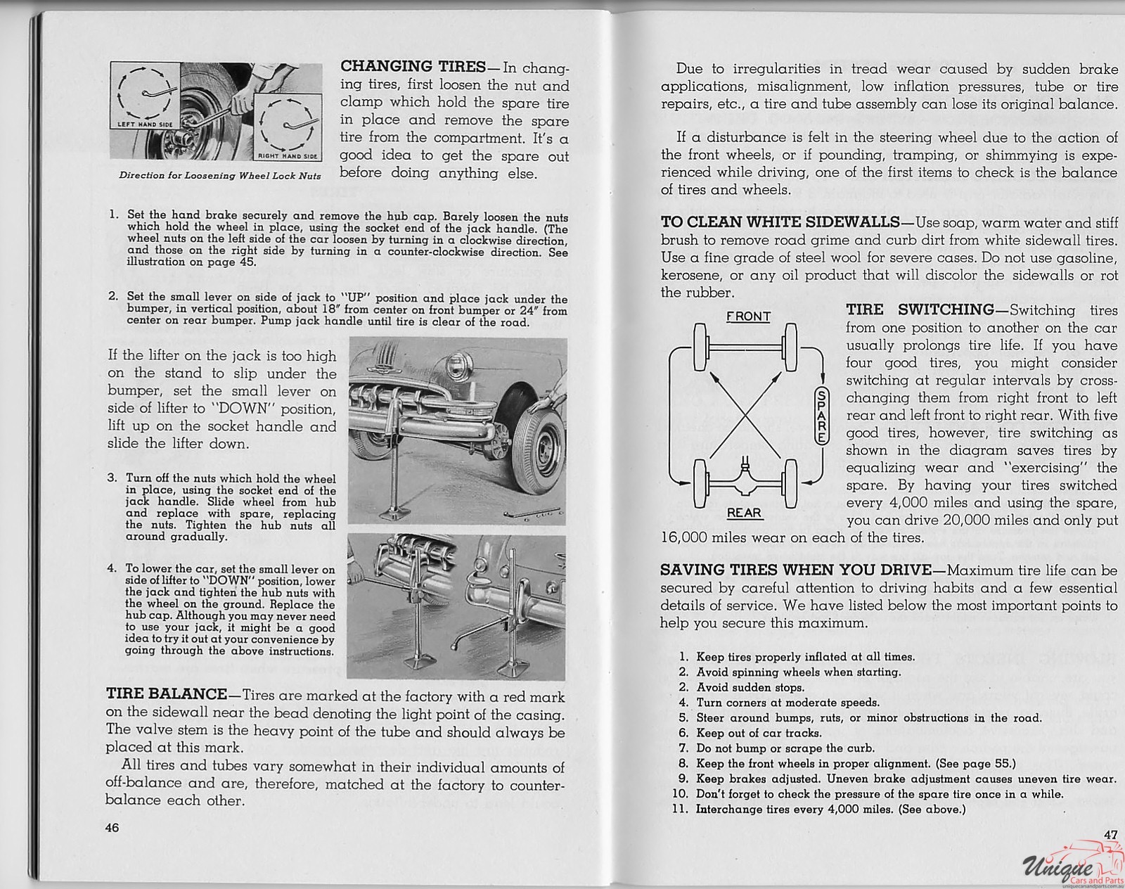 1950 Pontiac Owners Manual Page 10